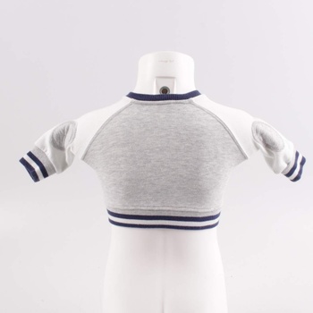 Dětská mikina H&M bílo-šedé barvy