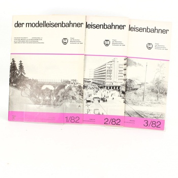 Časopis Modelleisenbahner kompletní rok 1982