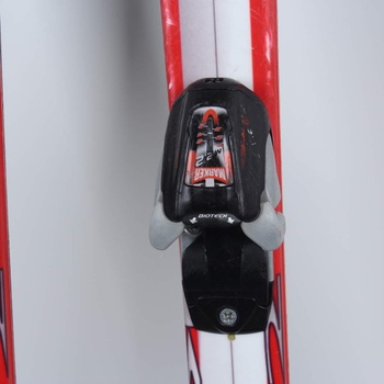 Dětské lyže K2 Merlin červeno bílé