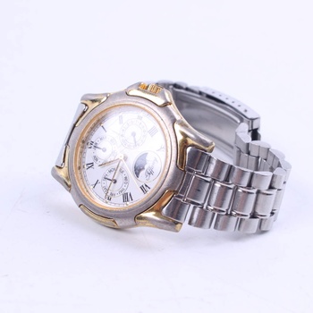 Pánské hodinky zlato-stříbrné 01648