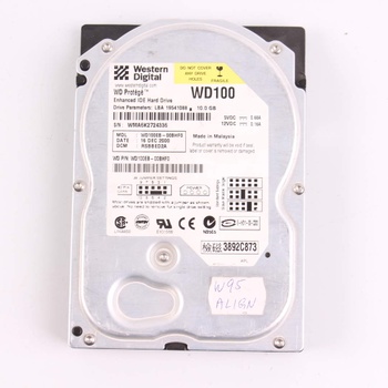 Pevný disk WD WD100 5400 ot 10 GB IDE