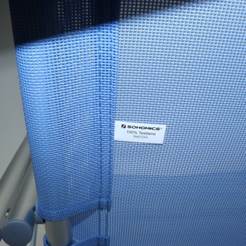Rozkládací židle SONGMICS modrá