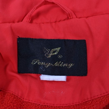 Dětská bunda Peng Ming odstín červené