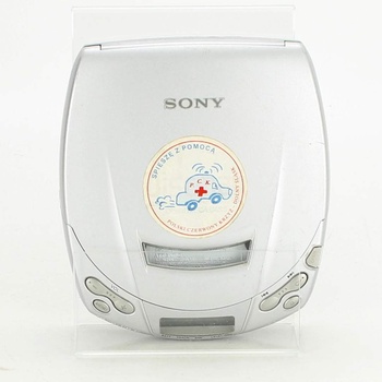 Discman Sony D-191 stříbrný