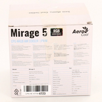 Chlazení Aerocool MIRAGE 5 