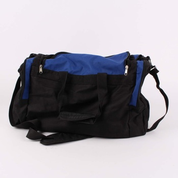Cestovní taška černo modrá 50x30x20 cm