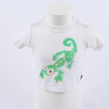 Dětské tričko Mothercare bílé s ještěrkou