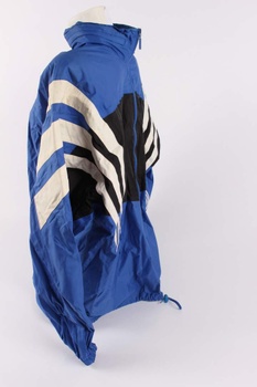 Sportovní bunda Adidas černomodrá s kapucí