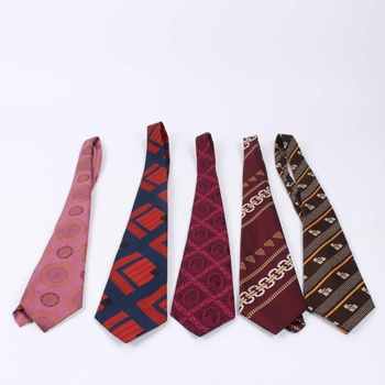 Pánské kravaty barevné 5 ks 