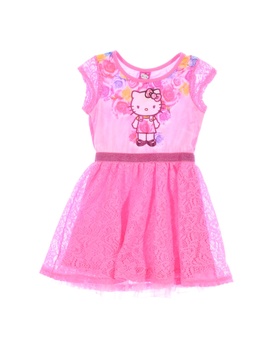 Dětské šaty Sanrio růžové Hello Kitty