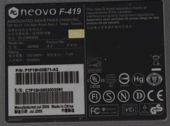 LCD monitor AG Neovo F-419