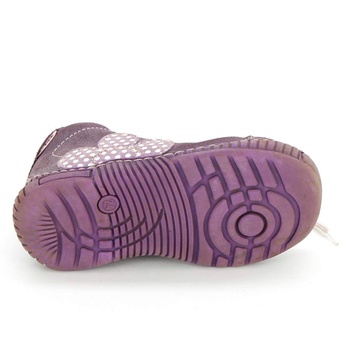 Dětské kotníkové boty Pegres fialové