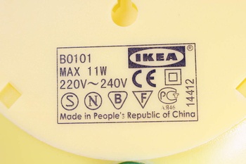 Plastové svítidlo IKEA B01401 Balon 