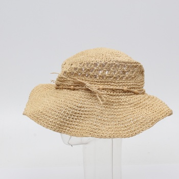 Dámský klobouček letní hnědé barvy