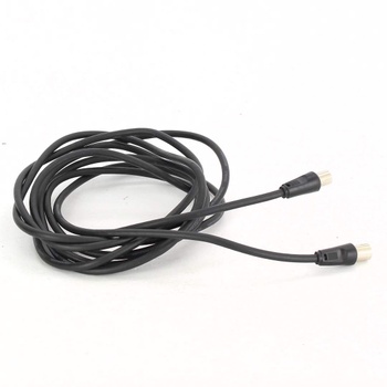 Koaxiální kabel IEC M / IEC F černý 300 cm