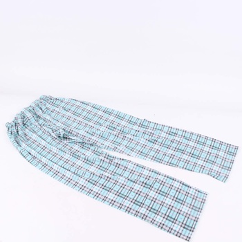 Dámské kalhoty od pyžama odstín modré