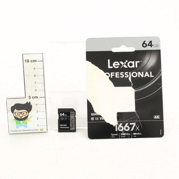 SDXC karta Lexar LSD64GCB1667 64 GB