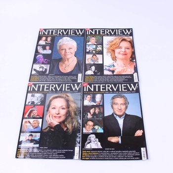 Časopisy Interview 4 kusy