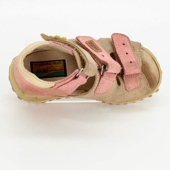 Dívčí sandálky Fare béžovorůžové