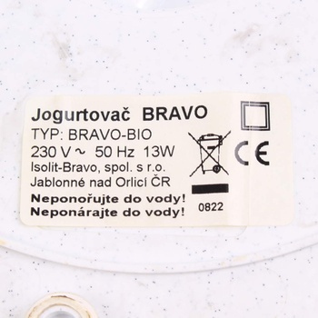 Jogurtovač Bravo typ BRAVO-BIO