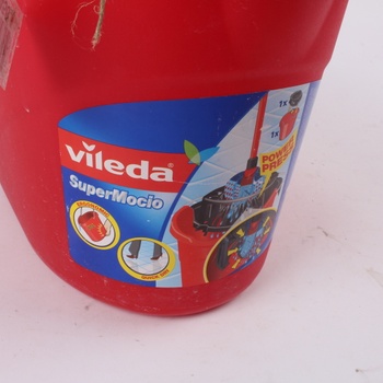 Plastový kbelík Vileda červený