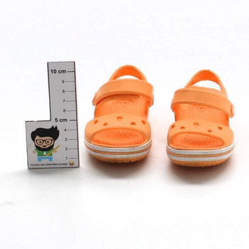 Dívčí sandálky Crocs oranžové