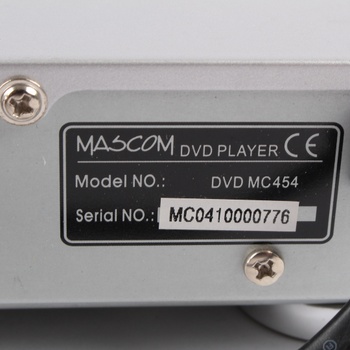 DVD přehrávač Mascom MC454