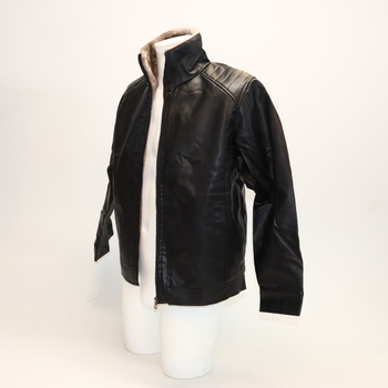 Pánská kožená bunda černá, vel. 52