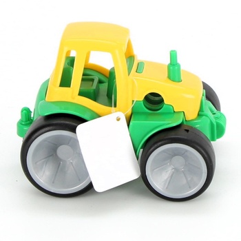 Plastový traktor Gowi žluto-zelený