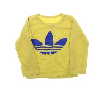 Dětské tričko Adidas žluté 