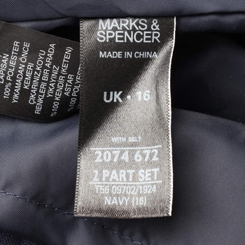 Dámské šaty Marks & Spencer odstín modré