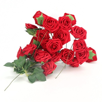 Umělé květiny JaosWish červené růže