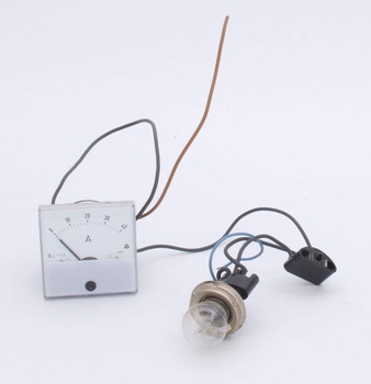 Ampérmetr s žárovkou 