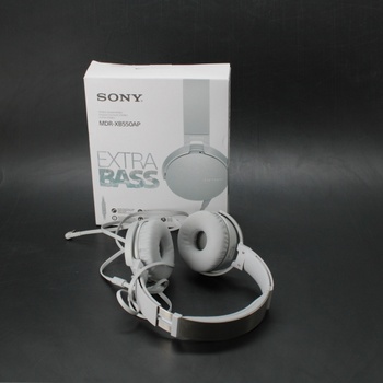 Sluchátka s mikrofonem Sony MDR-XB550AP