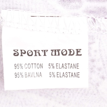 Dámské tričko Sport Mode fialovo-bílé