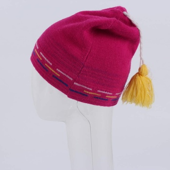Dětská pletená čepice odstín růžové