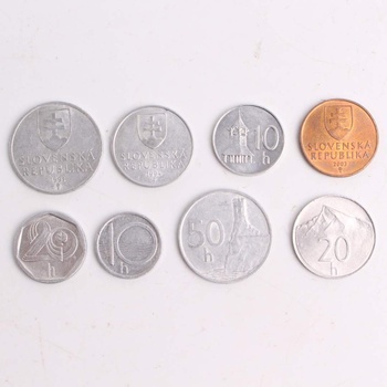 České a slovenské mince  