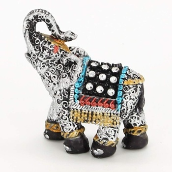 Dekorativní figurka pestrobarevný slon