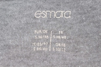 Dámské dlouhé tričko Esmara odstín šedé 