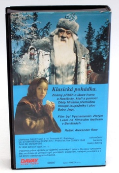 VHS kazeta pohádka Mrazík