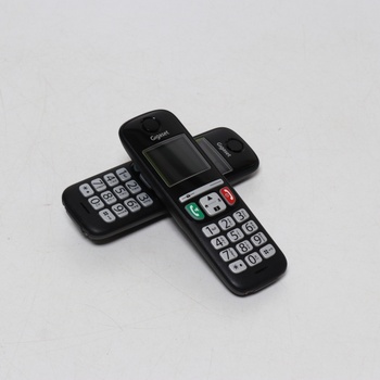 Bezdrátové telefony Gigaset Dect černé 2 ks
