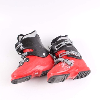Dětské lyžařské boty Salomon červeno černé