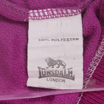 Dámská mikina Lonsdale London tmavě růžová