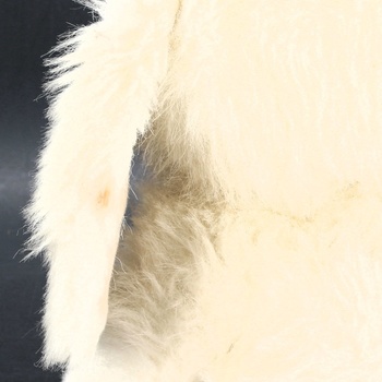 Plyšové zvířátko: Bílý chlupatý pejsek 