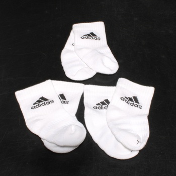 Dětské ponožky Adidas 3 páry dětské 12 cm