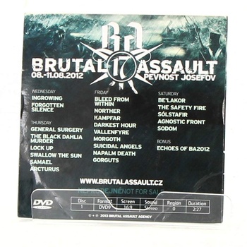 Hudební DVD Brutal Assault 17