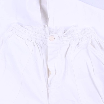 Pracovní dámské kalhoty bílé barvy