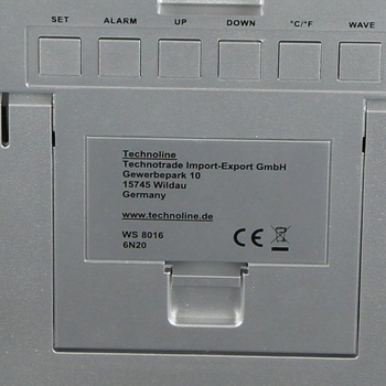 Digitální hodiny Technoline WS8016 