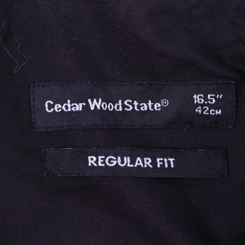 Pánská košile černá Cedar wood state