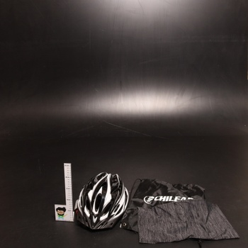 Cyklistická helma CHILEAF černobílá